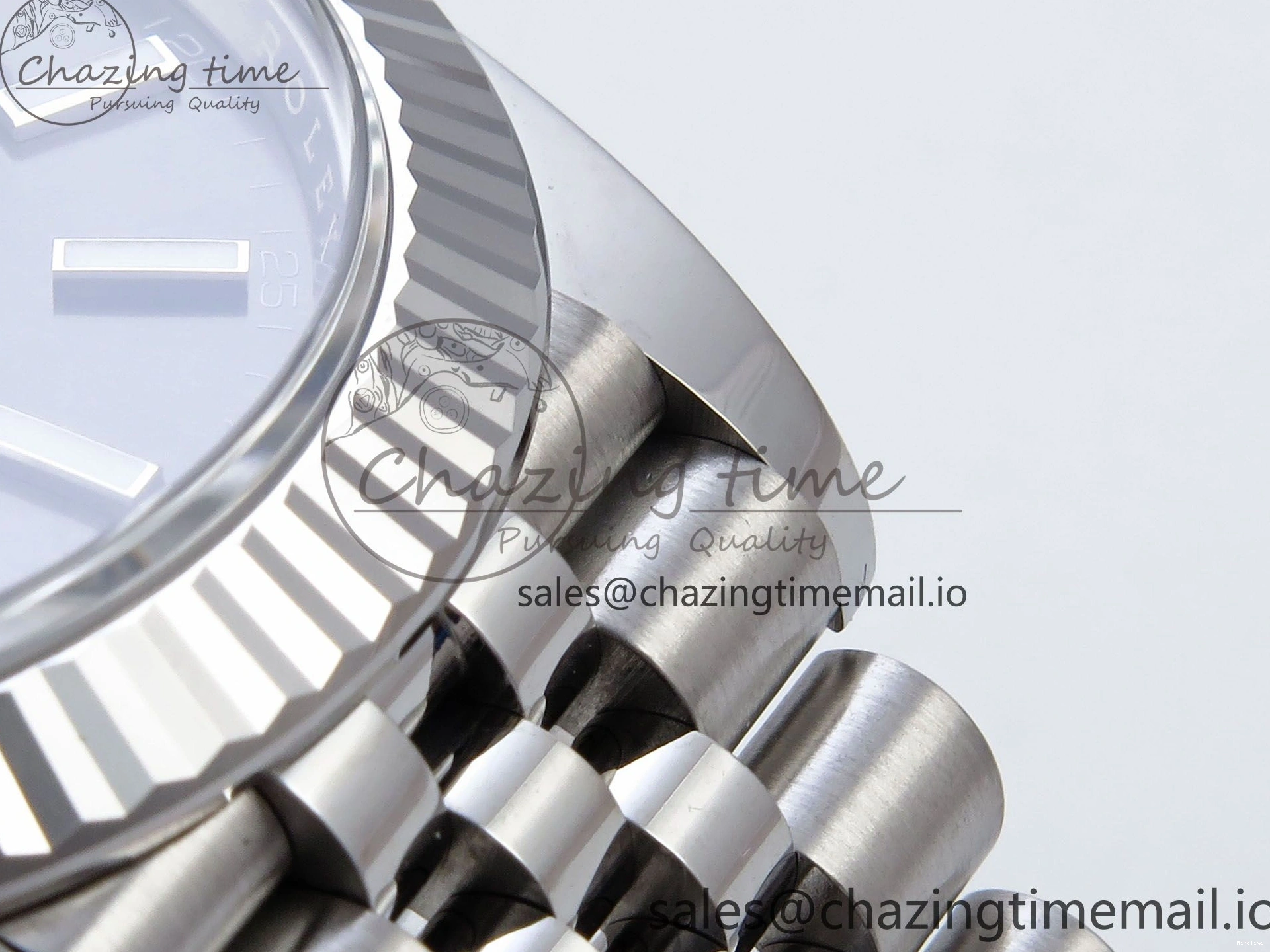 MiroTime 0320 DateJust 126334 41mm Clean 1:1 Best Edition 904L Steel Gray Stick Dial on Jubilee Bracelet VR TravelReady 895